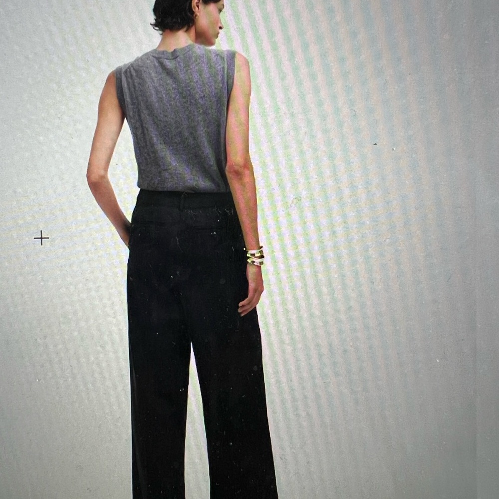 Madewell Harlow Women's Black Wide-Leg Pants